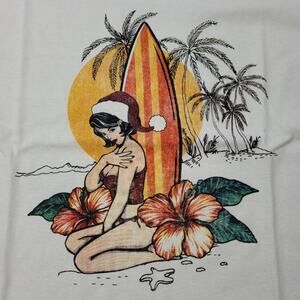NWT Surf Ministry Men's Holiday Surfer Girl T-Shirt by Surf Ministry size Medium